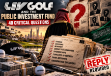 Questions on LIV Golf Funding and Governance